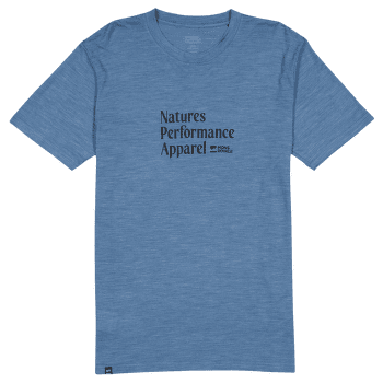 T-shirt a manches courtes Mons Royale Zephyr Merino Cool T-Shirt Men Steel Blue