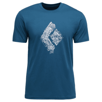 T-shirt a manches courtes Black Diamond Engineered Diamond SS Tee Men Indigo