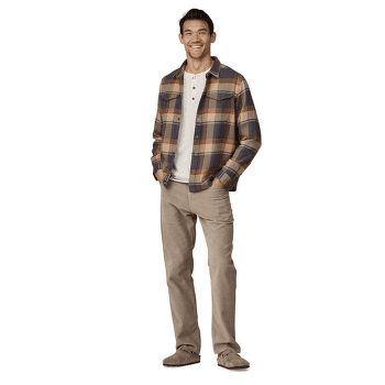 Chemises a manches longues Patagonia Fjord Flannel Shirt Men Hibernate: Sunken Blue