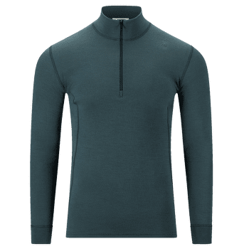 T-shirt a manches longues Aclima WarmWool Mock Neck Shirt Men Green Gables