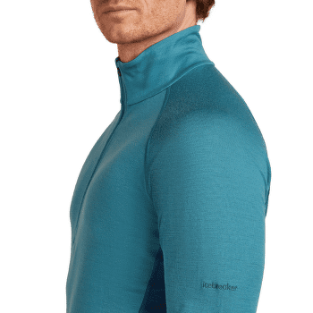 T-shirt a manches longues Icebreaker Merino 200 ZoneKnit™ LS Half Zip Men ATLANTIS/TOPAZ/CB