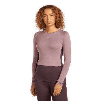 T-shirt a manches longues Icebreaker Merino 260 ZoneKnit™ LS Crewe Women JAVA/SUMMIT/CB