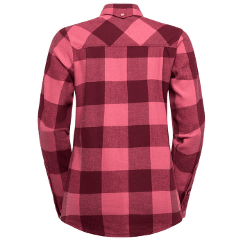 Chemises a manches longues La Sportiva RAMBLER FLANNEL SHIRT WOMEN Redwood/Rosebay