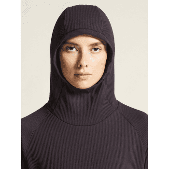 T-shirt a manches longues Craft Grid Hood Women DK PLUM
