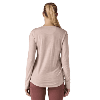 T-shirt a manches longues Patagonia Long-Sleeved Cap Cool Merino Blend Graphic Shirt Women Imagine Moon: Potters Red