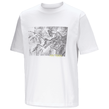 T-shirt a manches courtes Arcteryx Kragg Cotton Lithographica SS Men White Light