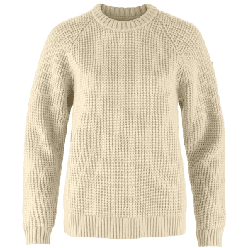 Pull Fjällräven Övik Waffle Knit Women Light Beige