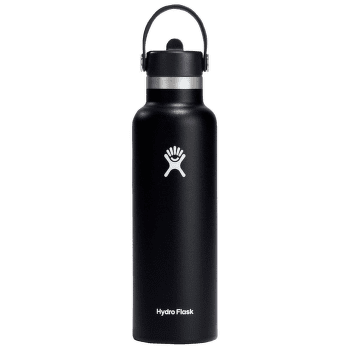 Thermos Hydro Flask STANDARD FLEX STRAW CAP 21 oz 001 Black
