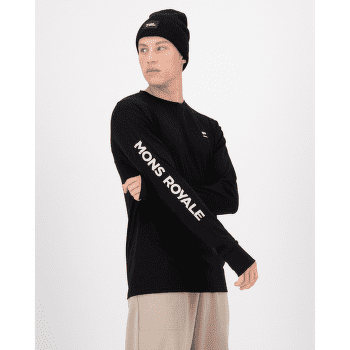 T-shirt a manches longues Mons Royale Yotei Classic Long Sleeve Men Black