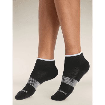 Chaussettes Icebreaker Multisport Light Mini Women Black/Snow/Metro HTHR