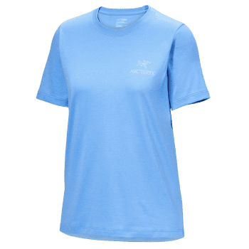 T-shirt a manches courtes Arcteryx Kragg SL Cotton Emblem Crew SS Women Glacial