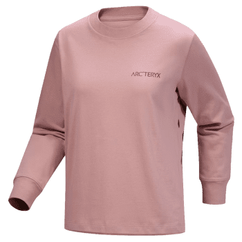 T-shirt a manches longues Arcteryx Kragg Cotton Bird Crew LS Women Bliss / Mars