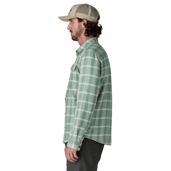 Chemises a manches longues Patagonia Long-Sleeved Cotton in Conversion Lightweight Men Rocky: Old Growth Green