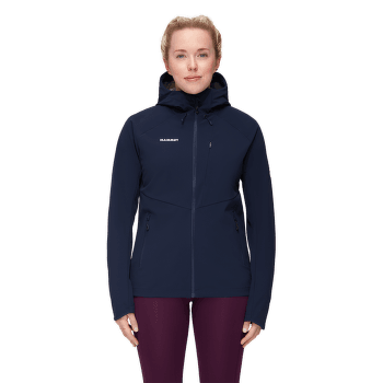 Veste Mammut Ultimate Comfort SO Hooded Jacket Women marine 5118