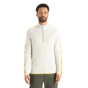 Pull (fermeture 3/4) Icebreaker Lodge LS Half Zip Sweater Men Gritstone HTHR/Black
