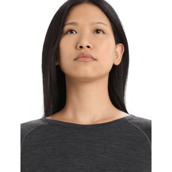 T-shirt a manches longues Icebreaker 200 ZoneKnit LS Crewe Women JET HTHR/BLACK/METRO HTHR/CB