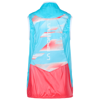 Gilet La Sportiva BRIZA WINDBREAKER VEST W Hibiscus/Malibu Blue