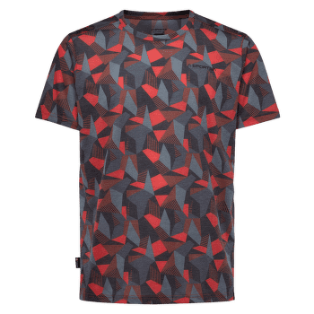 T-shirt a manches courtes La Sportiva DIMENSION T-SHIRT Men Black/Cherry Tomato
