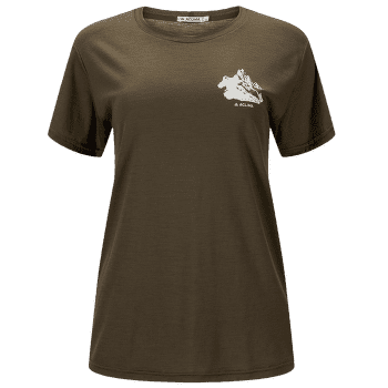 T-shirt a manches courtes Aclima LightWool Tee Mountain Women Tarmac