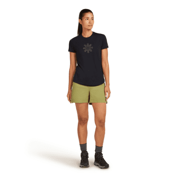 T-shirt a manches courtes Icebreaker Merino Blend 125 Cool-Lite™ Sphere SS Tee Fusion Women BLACK