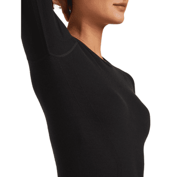 T-shirt a manches longues Icebreaker Merino 260 ZoneKnit™ Seamless LS Crewe Women BLACK