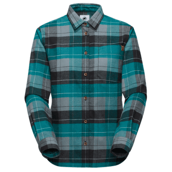Chemises a manches longues Mammut Trovat Longsleeve Shirt Women 00823 strata-deep teal