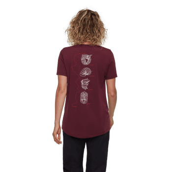 T-shirt a manches courtes Mammut Mountain T-Shirt Eiger Women marine 5118