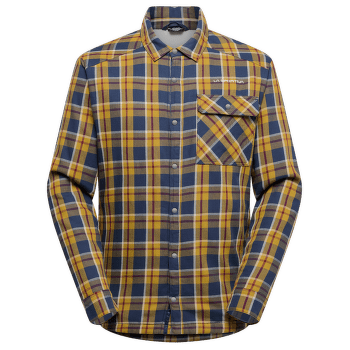Chemises a manches longues La Sportiva RAMBLER LINED FLANNEL SHIRT MEN Night Sky/Savana