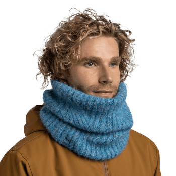 Cache-cou Buff Knitted & Fleece Neckwarmer Eyla EYLA LAKE BLUE