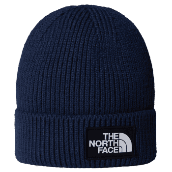 Casquettes The North Face TNF LOGO BOX CUFFED BEANIE SUMMIT NAVY