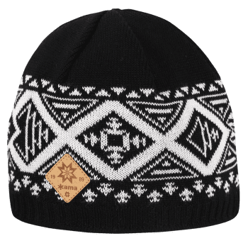 Casquettes Kama KNITTED MERINO BEANIE KAMA A176 black 110