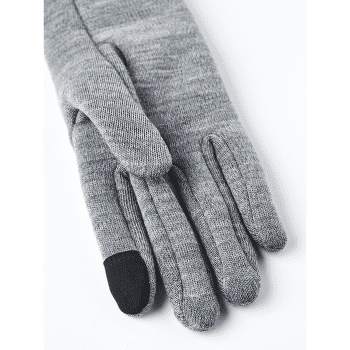Gants Hestra Gravita Merino Liner - 5 finger Grey