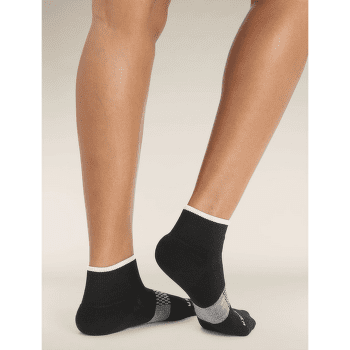 Chaussettes Icebreaker Multisport Light Mini Women Black/Snow/Metro HTHR