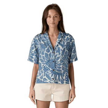 Chemises a manches courtes Patagonia Tidal Threads Shirt Wrasse: Pollinator Orange