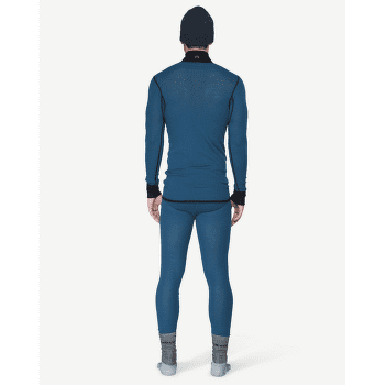 T-shirt a manches longues Devold Wool Mesh 190 Zip Neck Men 422B FLOOD/CAVIAR