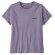T-shirt a manches courtes Patagonia P-6 Logo Responsibili-Tee Women Concrete Purple