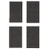 Écussons Patagonia Worn Wear Patch Kit Black