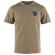 T-shirt a manches courtes Fjällräven Walk With Nature T-shirt men Suede Brown