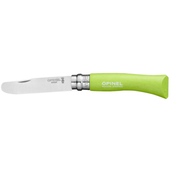 Couteau Opinel VRI N°07 My first Apple Green