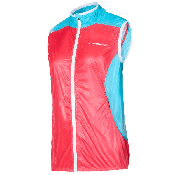 Gilet La Sportiva BRIZA WINDBREAKER VEST W Hibiscus/Malibu Blue