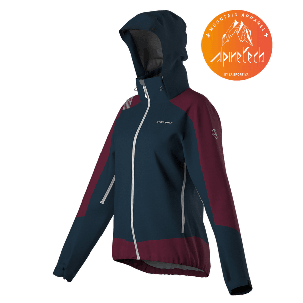 Veste La Sportiva ALPINE GUIDE GTX® JACKET Women Storm Blue/Red Plum