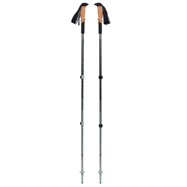 Trou Black Diamond PURSUIT SHOCK TREKKING POLES Steel Grey-Foam Green