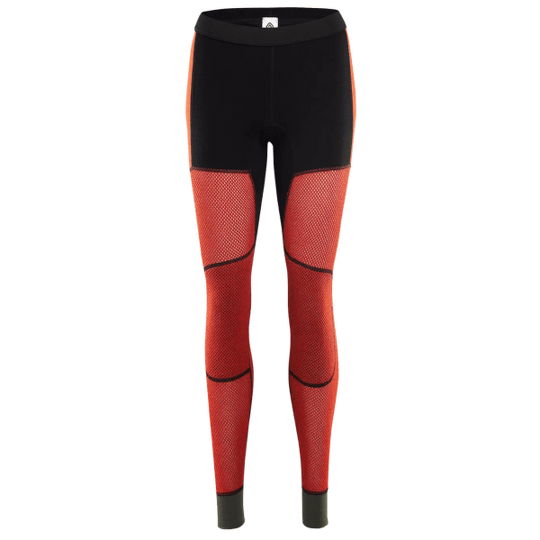 Leggings Aclima WoolNet Hiking Longs Women Jet Black/Poinciana/Capulet Olive