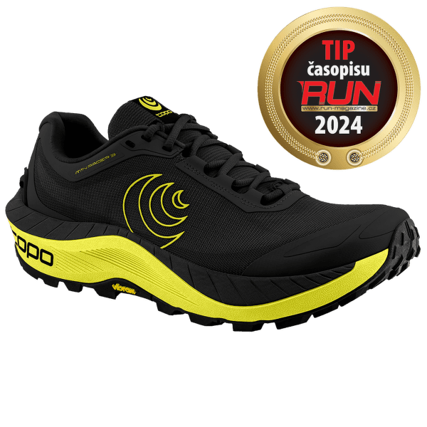 Chaussures Topo athletic MTN Racer 3 men Black / Lime