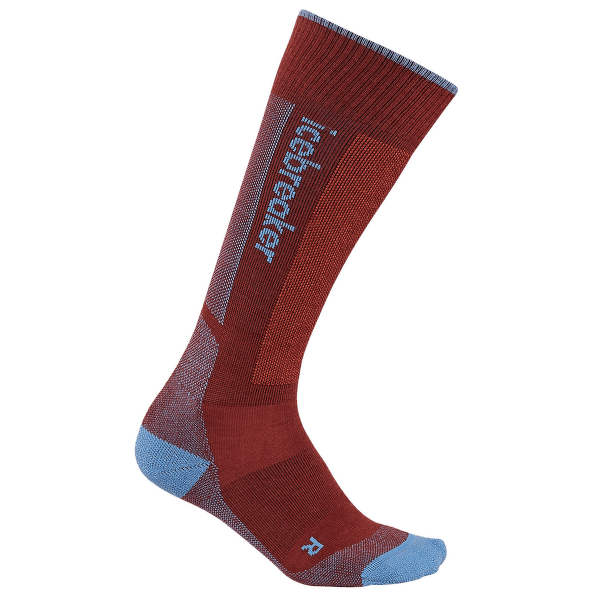 Chaussettes hauteur genou Icebreaker Ski+ Medium OTC Women PORT/BAJA/CEDAR WOOD