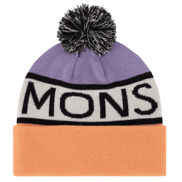 Casquettes Mons Royale McCloud Pom Pom Merino Beanie Lupin / Punch / White