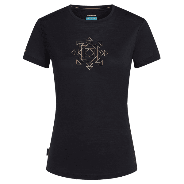 T-shirt a manches courtes Icebreaker Merino Blend 125 Cool-Lite™ Sphere SS Tee Fusion Women BLACK