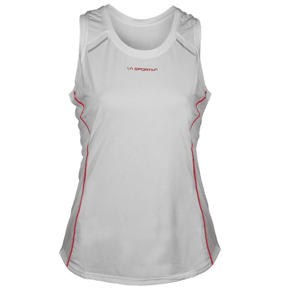 Débardeur La Sportiva TRACER TANK Women Chalk/Hibiscus