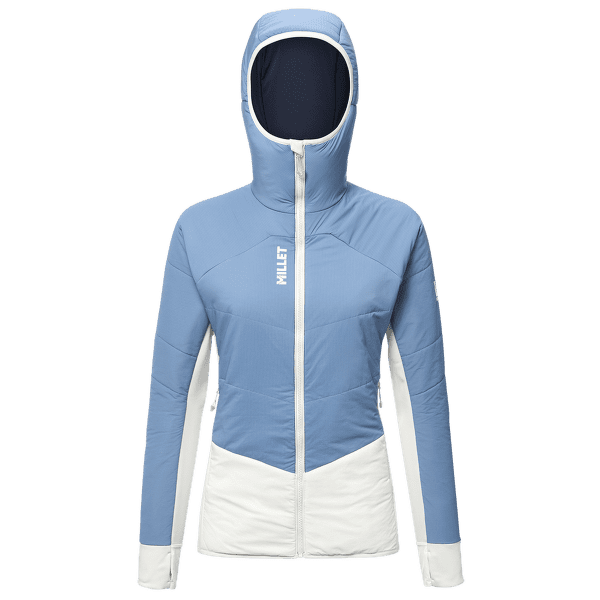 Veste Millet White Primaloft Hoodie Women CORONET BLUE/FOGGY DEW
