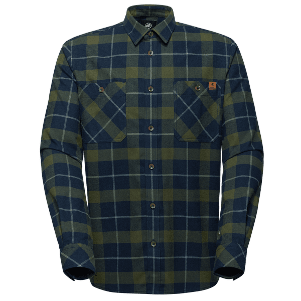 Chemises a manches longues Mammut Alvra Longsleeve Shirt Men 50611 marine-dark marsh